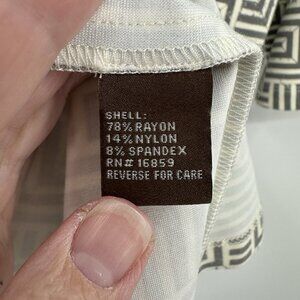 J MCLAUGHLIN CATALINA CLOTH dress shift sheath 3/4 sleeve office career L